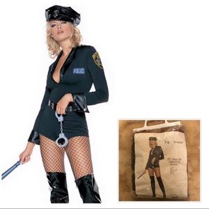 Sexy cop 4 piece costume